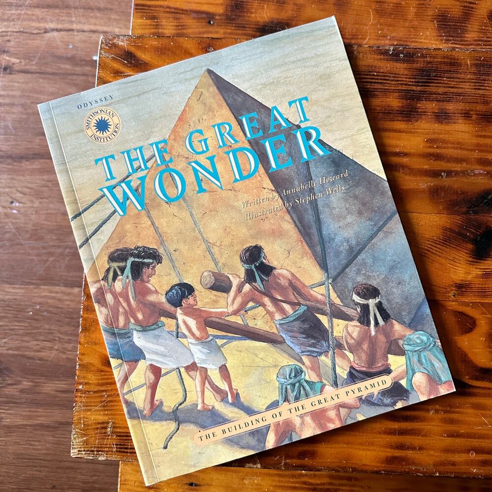 Vintage 1996 The Great Wonder The Building Of The Great Pyramid Paperback Book